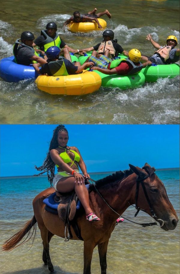 Horseback Riding in and out of Water & River Tubing Tour