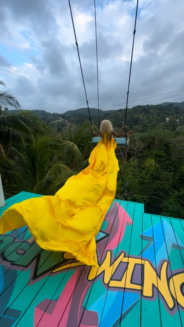 Island Swing with Dress & Drone Photoshoot - Image 4