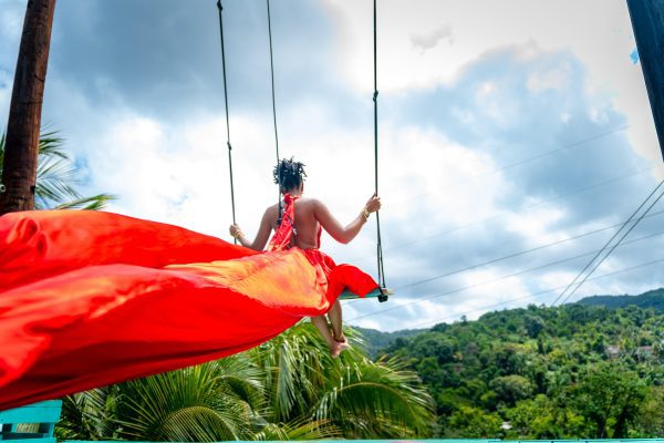 Island Swing with Dress & Drone Photoshoot - Image 2
