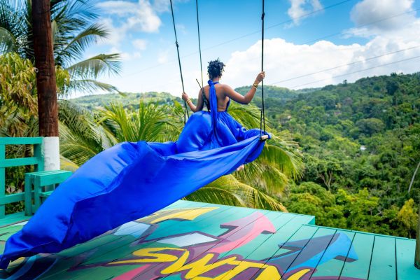 Island Swing with Dress & Drone Photoshoot - Image 3