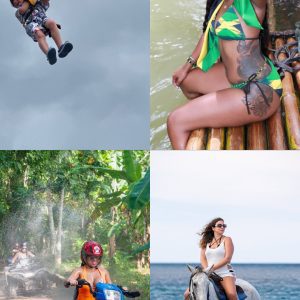 Jamaica 4-in-1 Adventure Tour: ATV, Zipline, Rafting & Horseback Ocean Ride